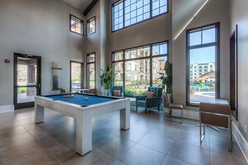 Community Clubhouse with Seating, TVs and Pool Table