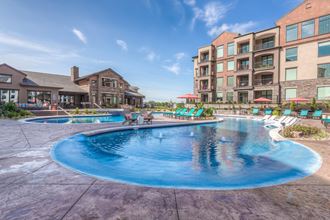 take a dip in our resort style pool  at EdgeWater at City Center, Lenexa, KS, 66219 - Photo Gallery 4