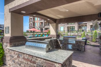 Covered Grilling Areas with Seating