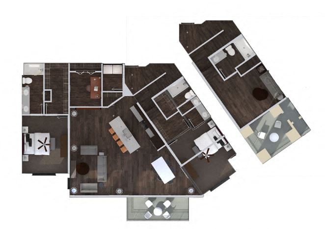 Grand Luxury Floor Plan at The Royale at CityPlace, Kansas, 66210