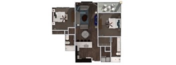 Savoye Floor Plan at The Royale at CityPlace, Overland Park, Kansas