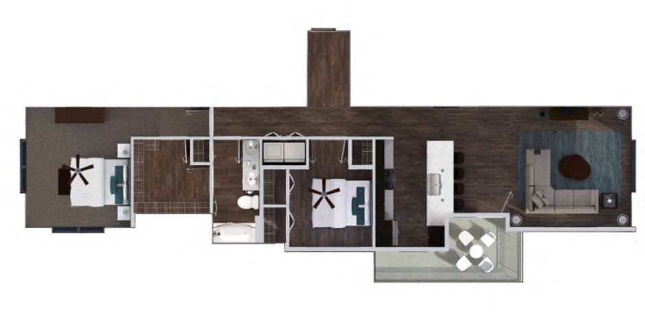 Victoria Floor Plan at The Royale at CityPlace, Overland Park, Kansas