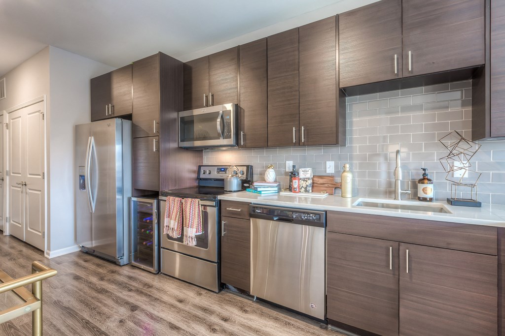 Open Concept Kitchen at The Royale at CityPlace, Overland Park, KS