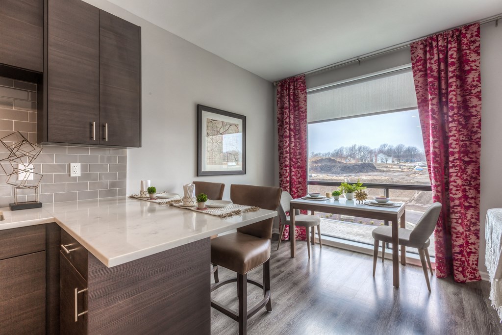 Kitchen With Dining at The Royale at CityPlace, Overland Park, 66210