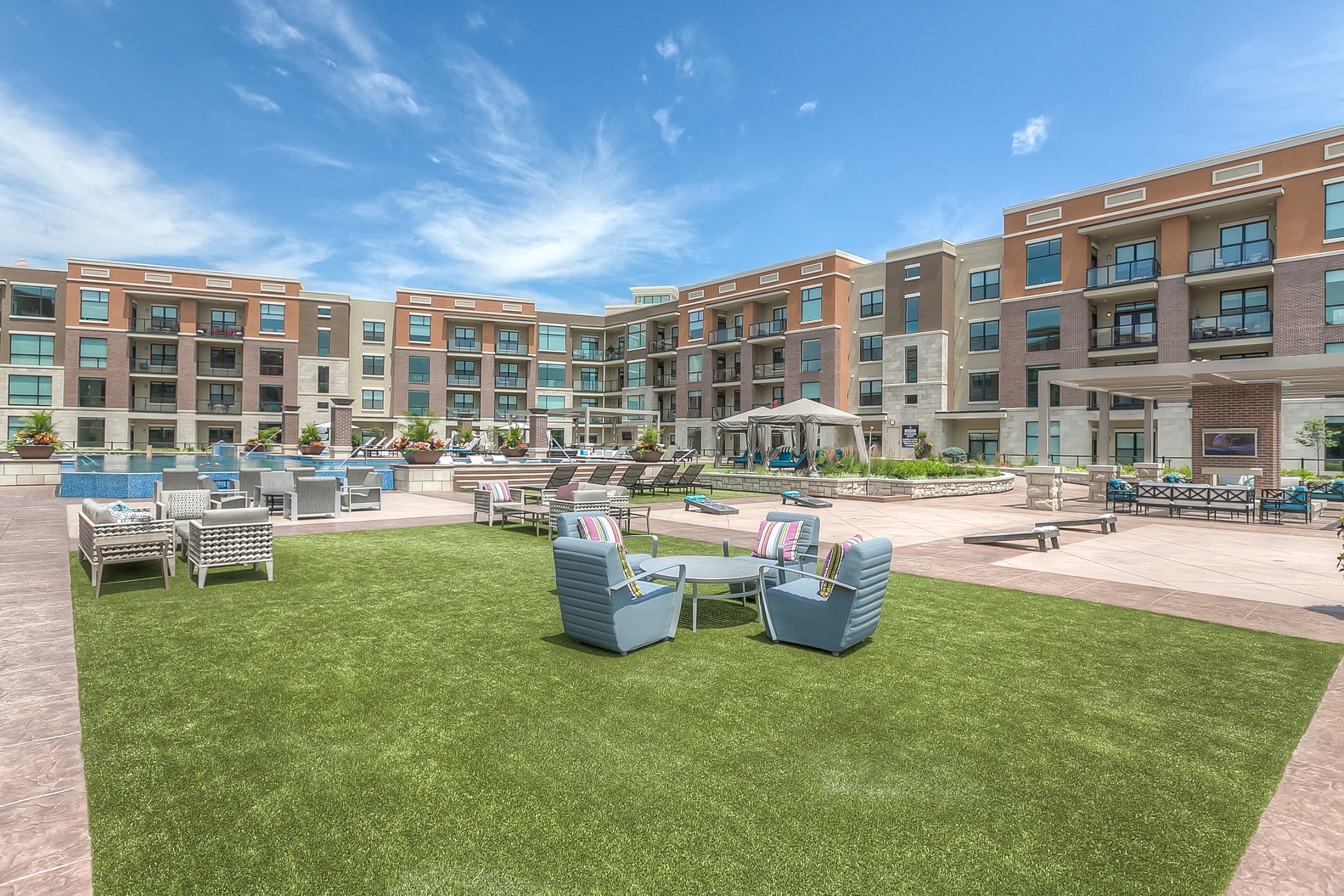 Outdoor Patio  at The Royale at CityPlace, Overland Park, Kansas