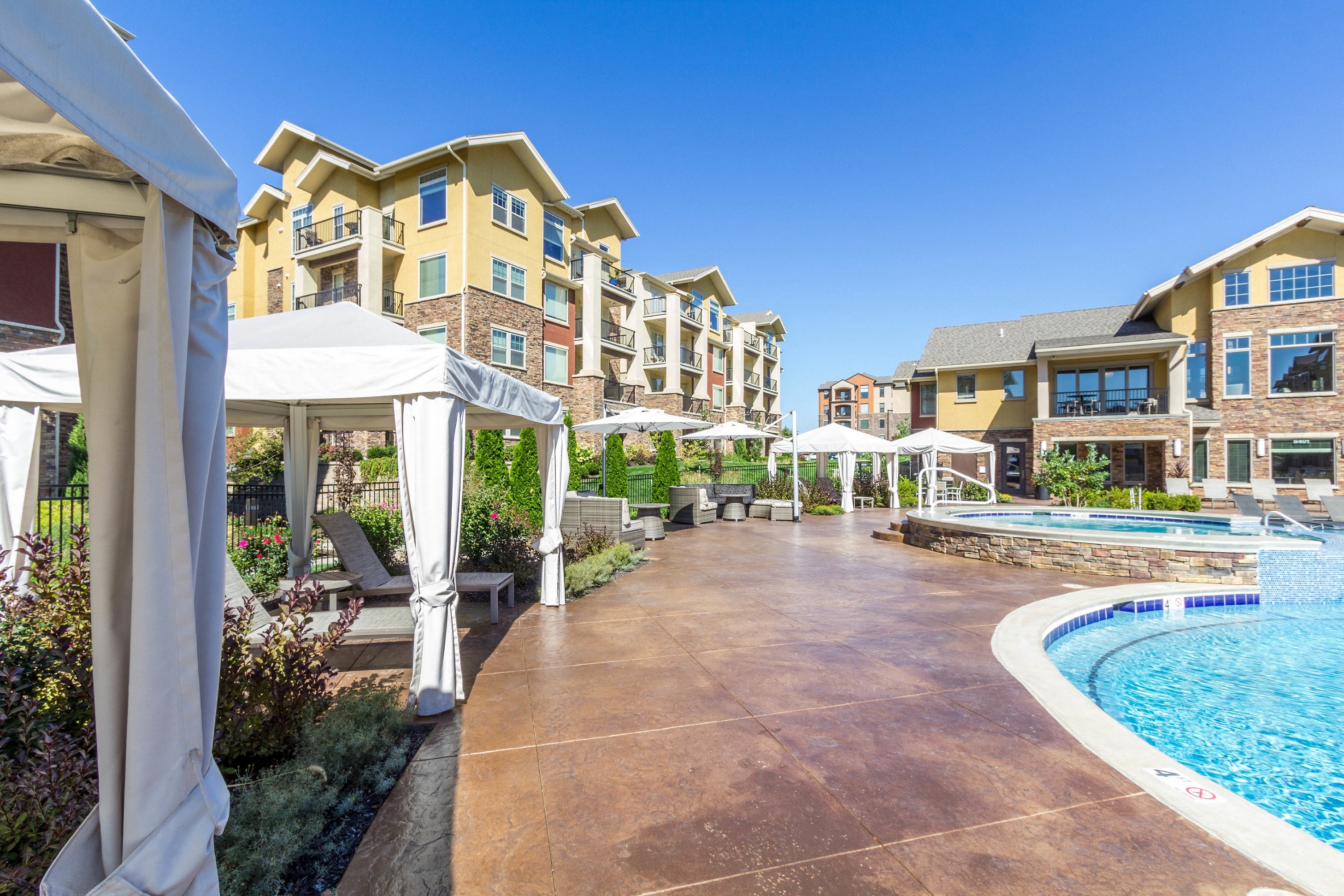 Poolside Cabana at WaterCrest at City Center, Lenexa, KS, 66219