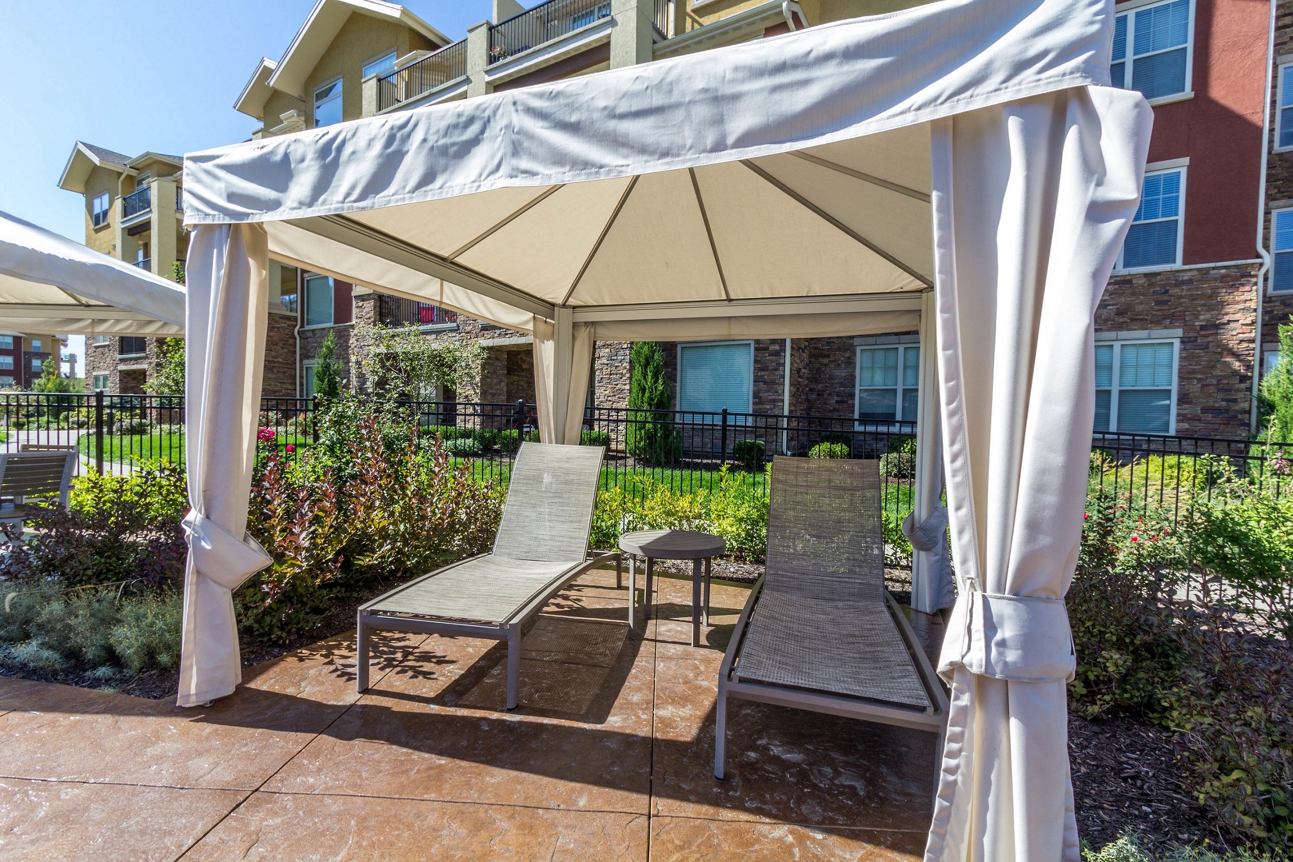 Poolside Relaxing Chairs at WaterCrest at City Center, Lenexa, KS