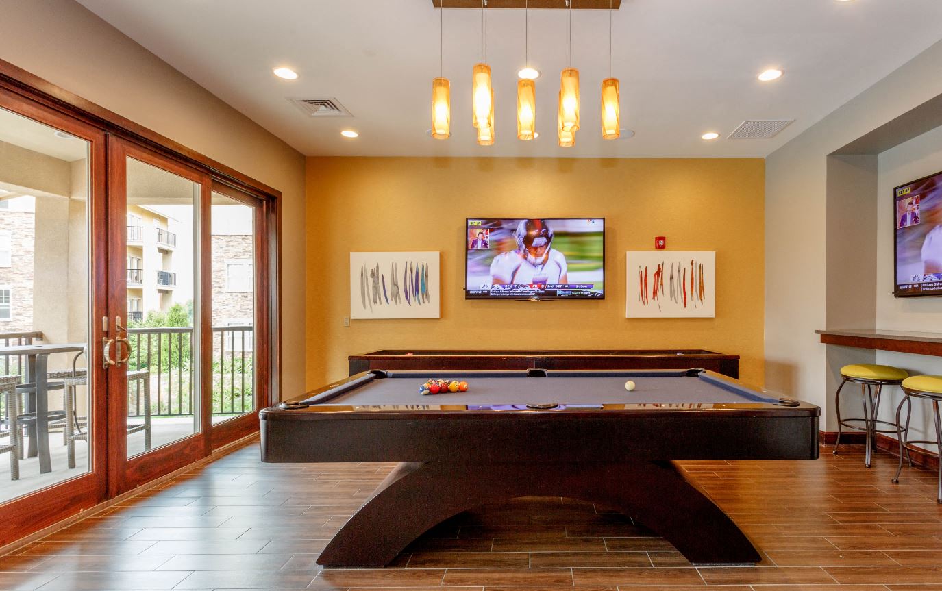 Billiards Table at WaterCrest at City Center, Lenexa, KS, 66219