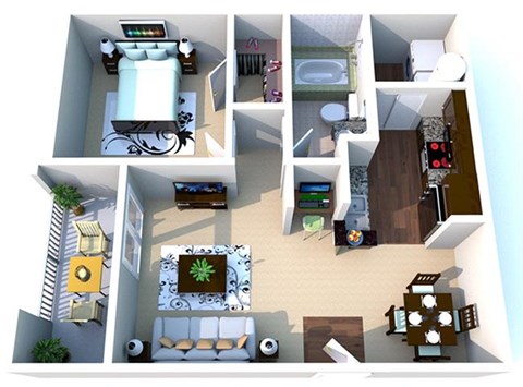 A3 Floor Plan at Bella Madera, Lewisville, Texas