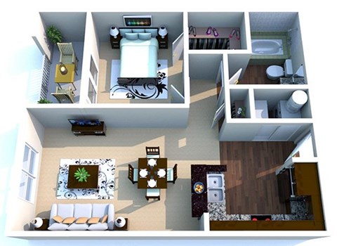 A2 Floor Plan at Bella Madera, Texas