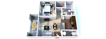 A1 Floor Plan at Bella Madera, Texas, 75056