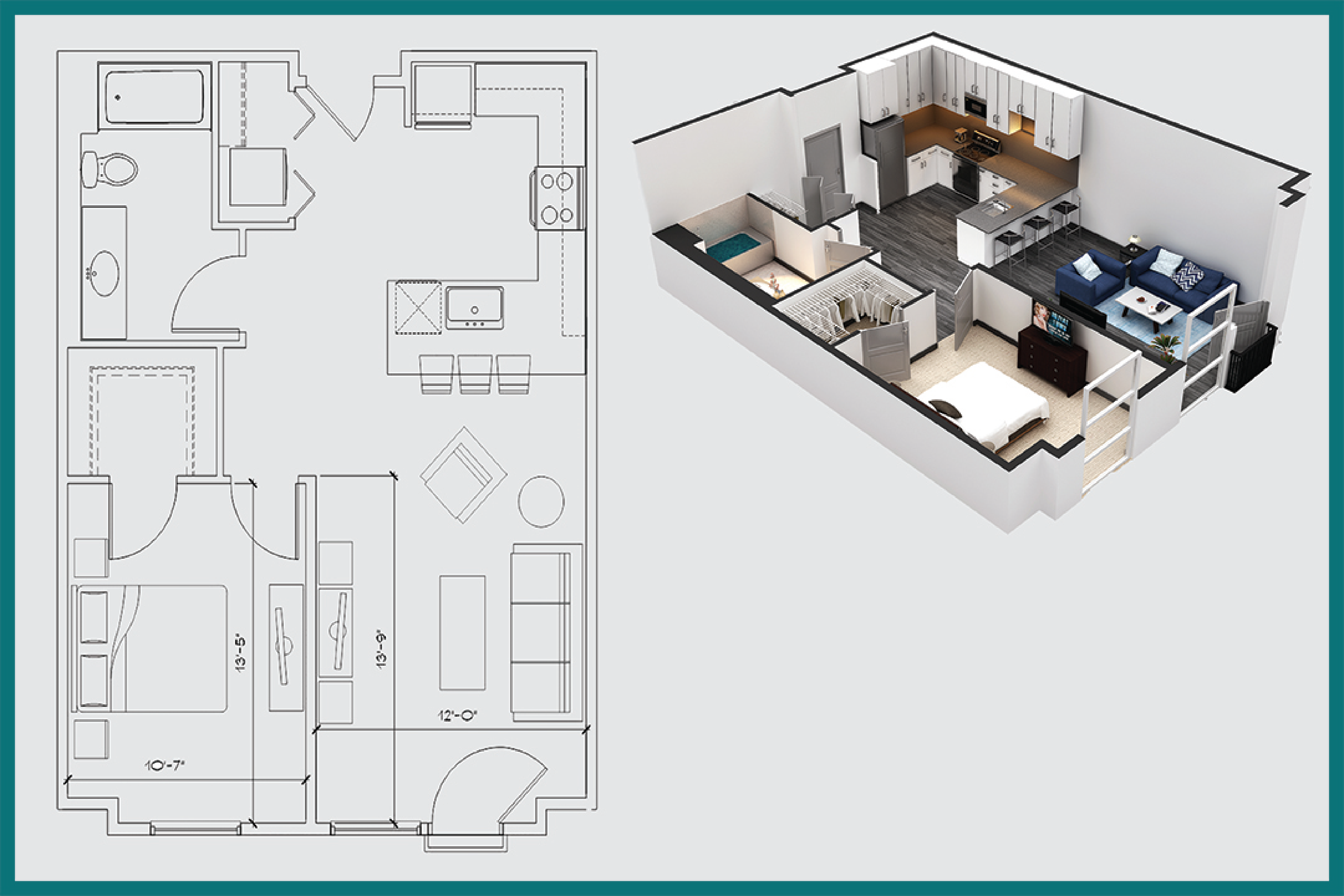 One Bedroom / One Bath /a4