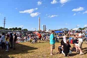 outdoor party and concert
