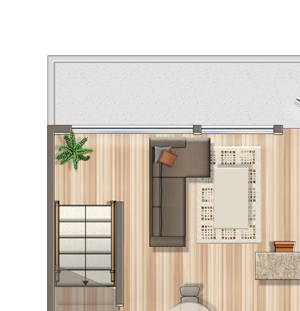 B Loft Floor Plan B Loft Floor Plan at NMS 1539 Fourth, Santa Monica, CA, 90401
