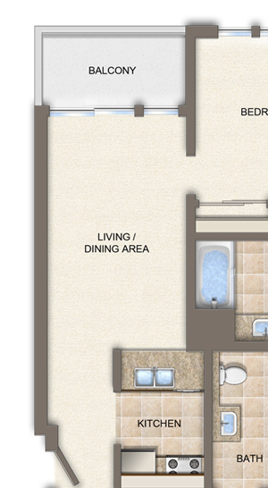 H Floorplan H Floorplan at NMS 1548 Sixth, Santa Monica, CA