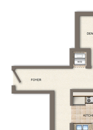 K1 Floor Plan K1 Floor Plan at NMS 1548 Sixth, Santa Monica, CA