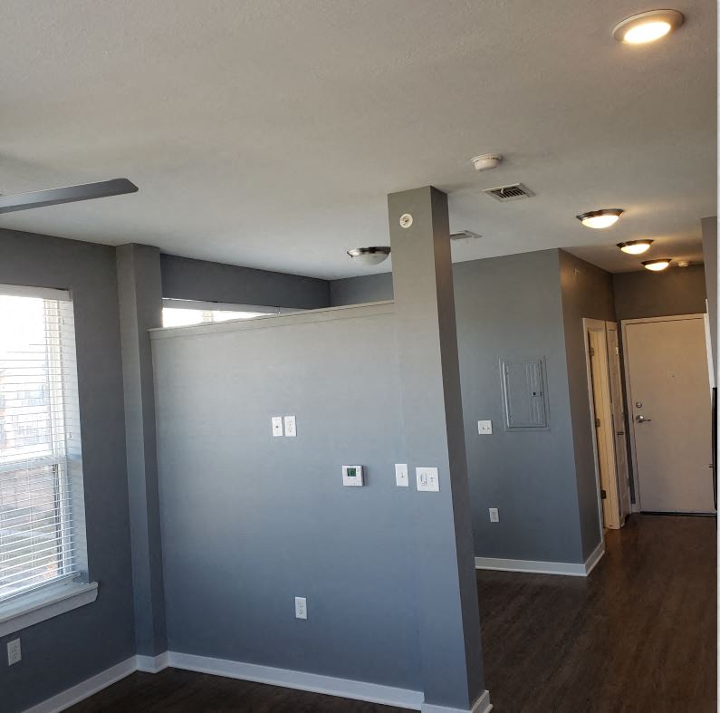 Painting the ceiling white!