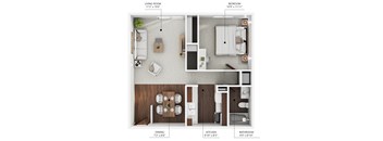 1 Bedroom 1 Bathroom