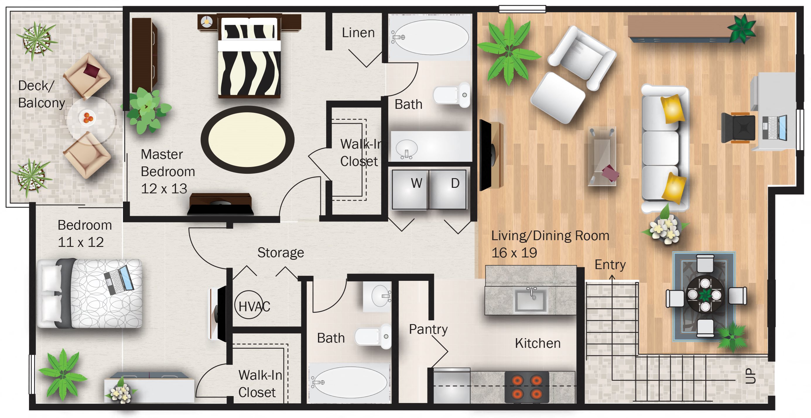 Oak Floor Plan Oak Floor Plan