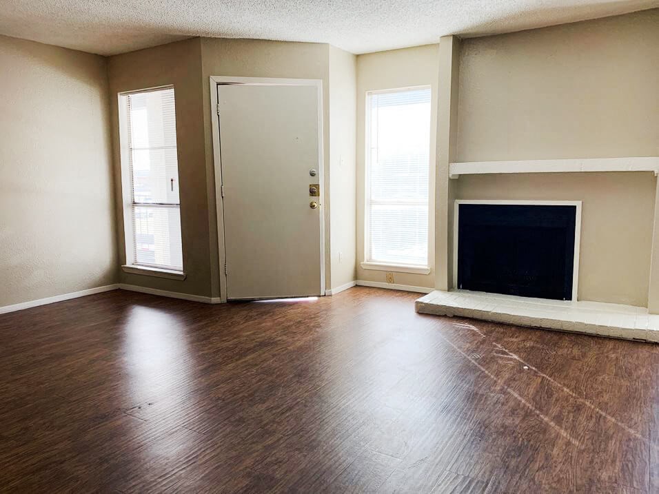 fireplace in apartment 