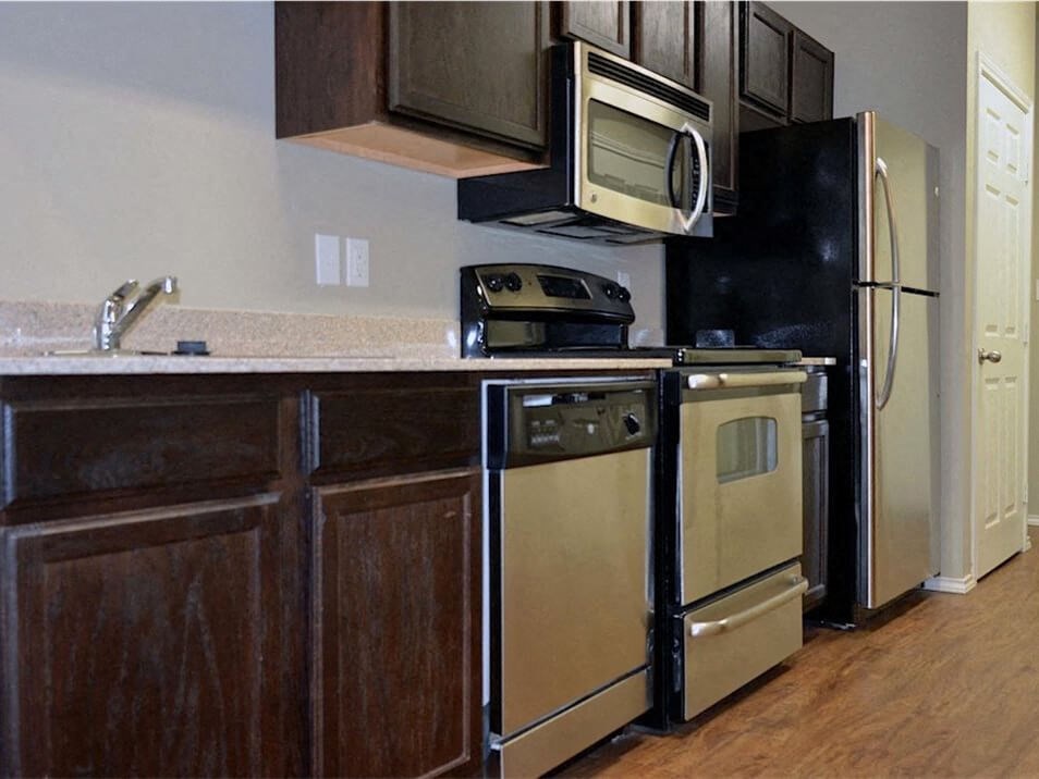 apartment kitchen in Lubbock 