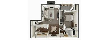 1 bedroom apartment floor plan 