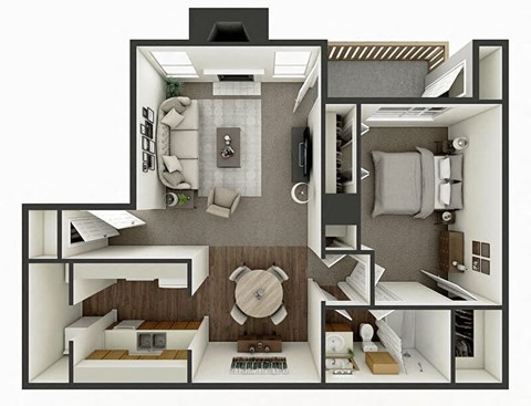 1 bedroom apartment floor plan 