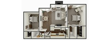 2 bedroom apartment floor plan 