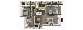 3 bedroom apartment floor plan 