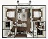 2 bedroom apartment floor plan