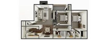 2 bedroom apartment floor plan 