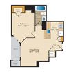 1 Bedroom 1J Floor Plan 1 Bedroom 1J Floor Plan at Highland Park at Columbia Heights Metro, Washington, 20010