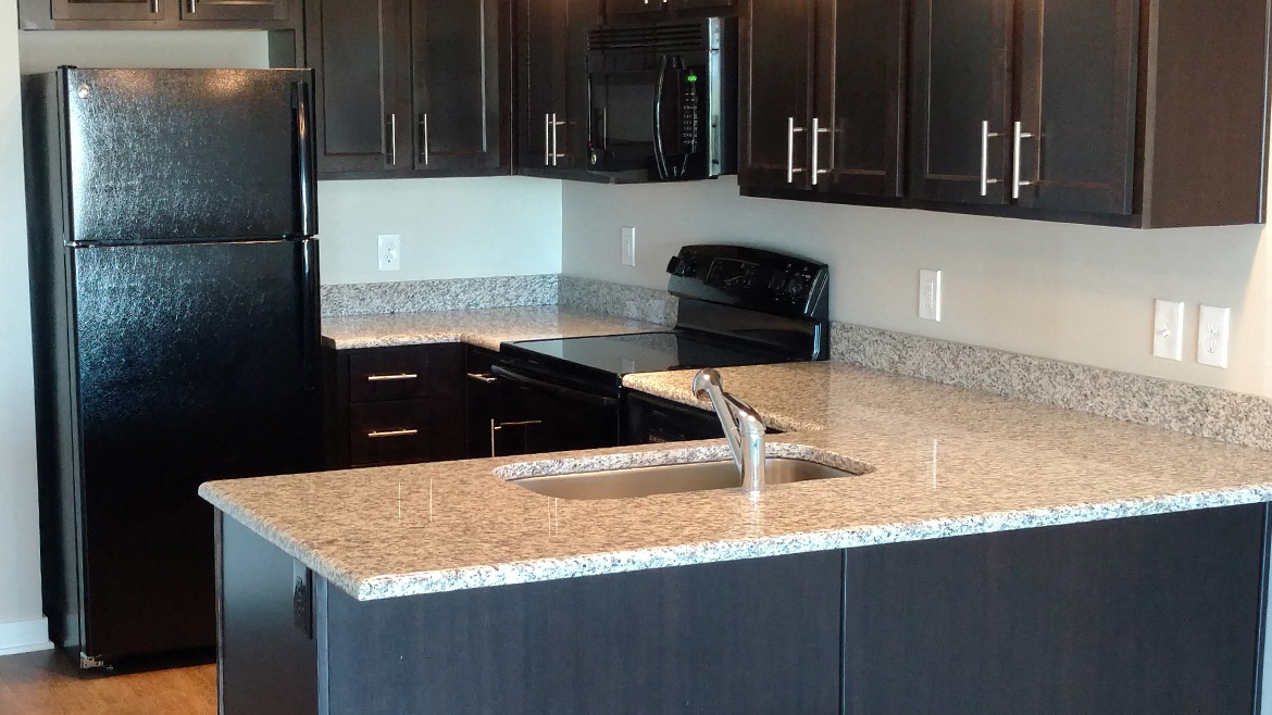 New Luxury Apartment Kitchen in Birmingham AL