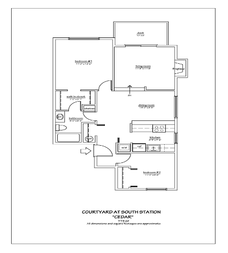 2 Bed 1 Bath