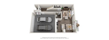 3 Bedroom First Floor 3D Floorplan