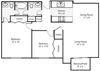 2 Bed 1.5 Bath
