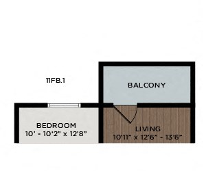 11F2 District at Biltmore - Phoenix, AZ - floorplan