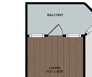 11F3 District at Biltmore - Phoenix, AZ - floorplan