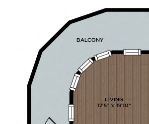 22F4 District at Biltmore - Phoenix, AZ - floorplan