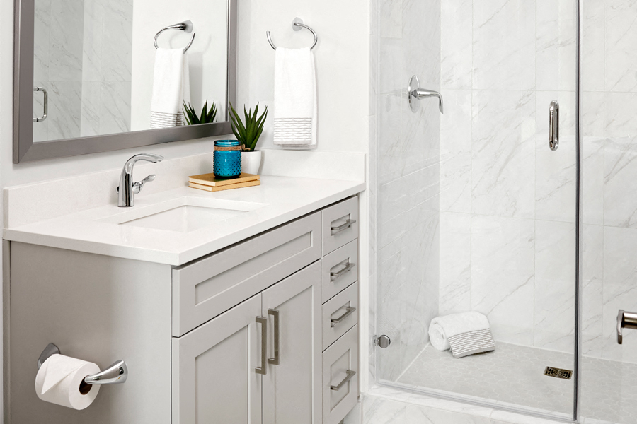 SkyHouse Nashville walk-in showers Nashville TN - Midtown