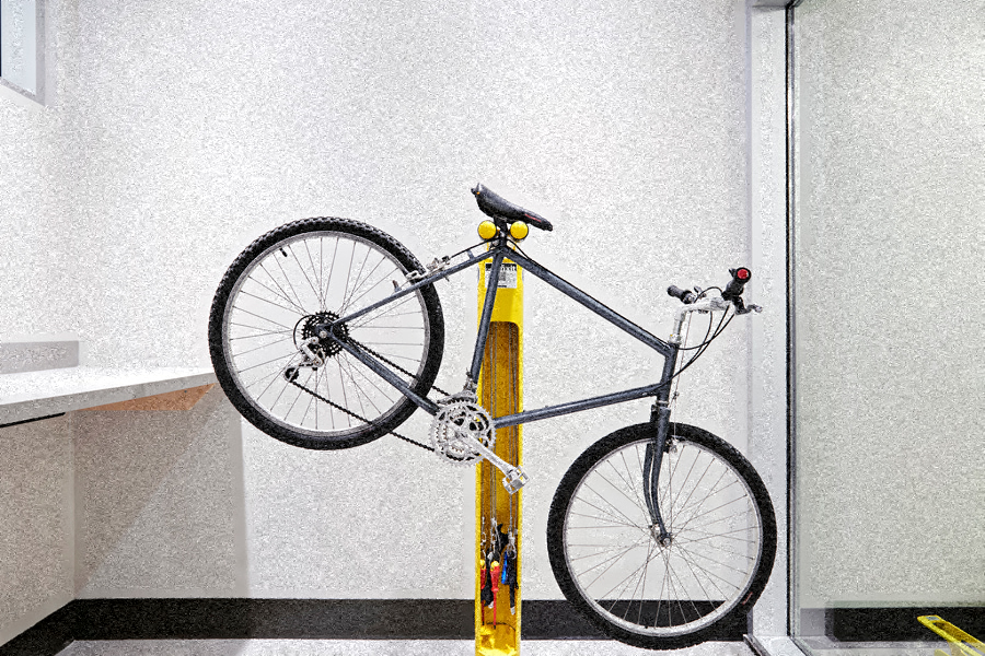 SkyHouse Nashville Dero bike maintenance station Nashville TN - Music Row