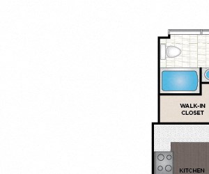 22F1 SkyHouse Nashville Floor Plan Nashville, TN