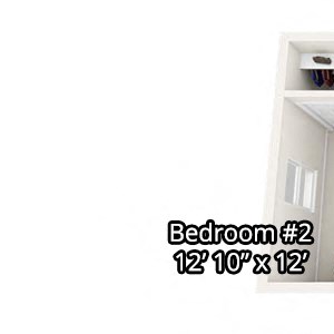3 dimensional floorplan view of 2 bedroom apartment 2 bedroom floorplan with garage