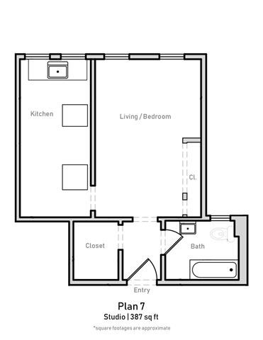 553 Sycamore Street Studio-2 Beds Apartment for Rent - Photo Gallery 36
