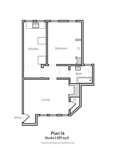 553 Sycamore Street Studio-2 Beds Apartment for Rent - Photo Gallery 25