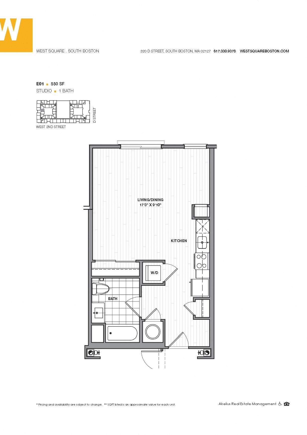 Available Apartments Boston West Square Akelius