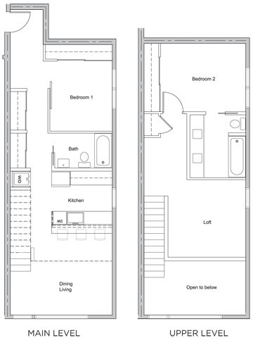 Floor plans of solo lofts in seattle, wa Non solo loft