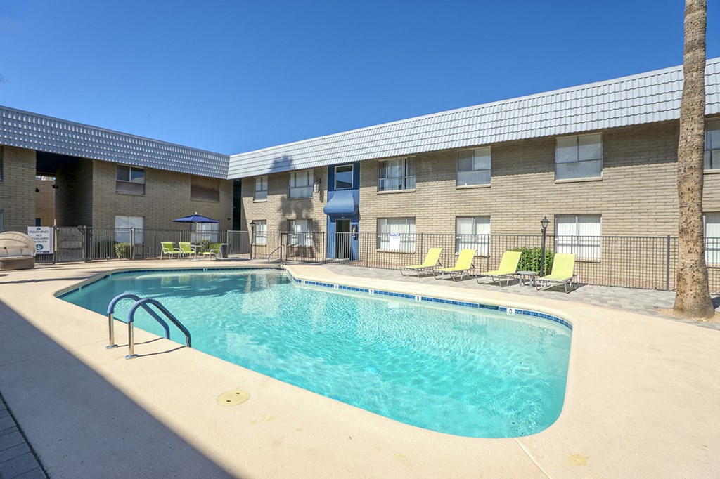 our apartments have a resort style pool and updated amenities