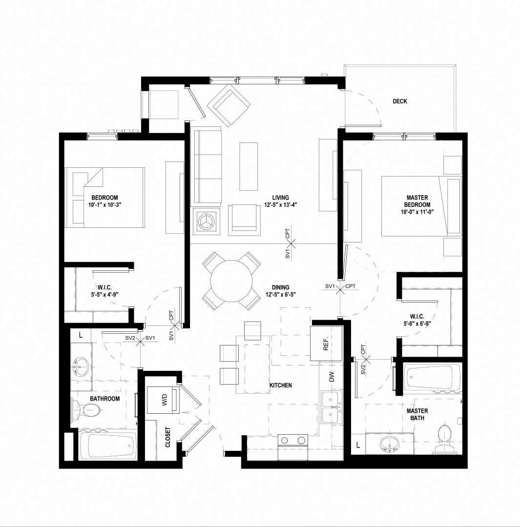 Compass Pointe Apartments in New Hope MN C2_1029 sf