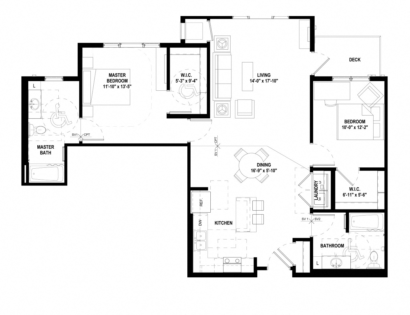Compass Pointe Apartments in New Hope MN C3_1204 sf